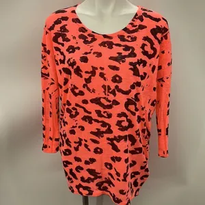 Silvergate animal print hi lo top Orange Size L thumbnail 2