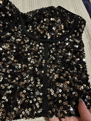 madden girl party sparkle top thumbnail 2