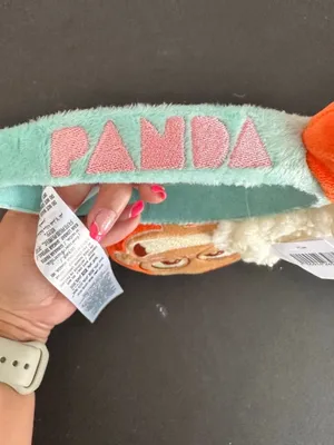 Disney Pixar Turning Red Mei Panda Power Plush Ears Headband NEW thumbnail 5