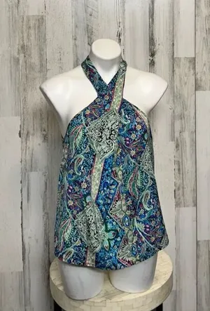 Green and blue blouse size medium Green thumbnail 1
