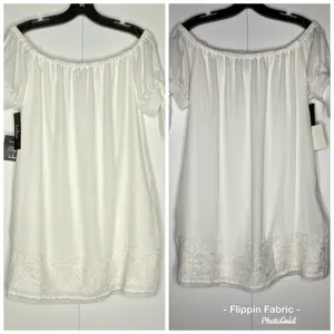 Lulu's Tunic Dress White NWT‎ thumbnail 3