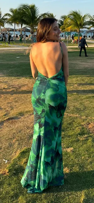 Runaway The Label Marlini Maxi Dress - Green Floral thumbnail 2