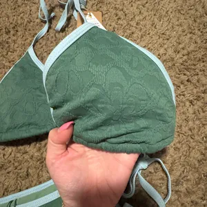 Green and Blue Women's Bikini Set Size M thumbnail 5