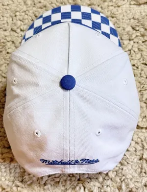 New Mitchell & Ness MLB NY Yankees checkered & denim classic snapback hat thumbnail 5