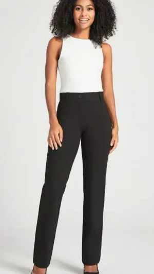 BetaBrand Classic Dress Pant Yoga Pants Size Medium Black thumbnail 1