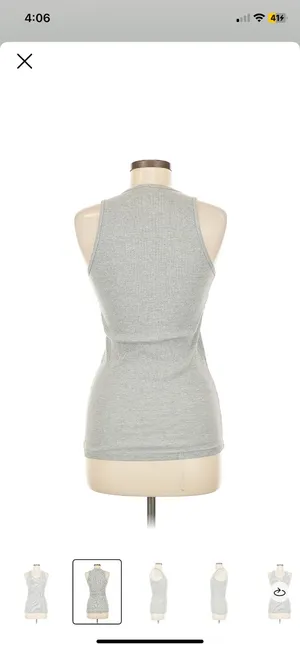Gray American Apparel Tank  thumbnail 2