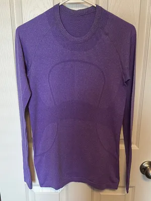 Lululemon Athletica Purple Crew Neck Sweater thumbnail 1