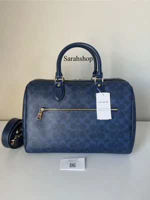 Coach Rowan Large Satchel Bag In Signature Canvas thumbnail 3