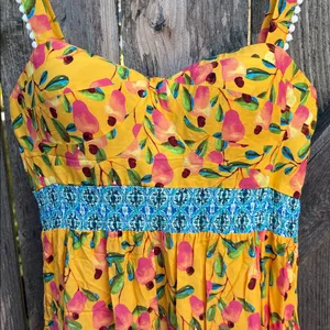 NWT Anthropologie Farm Rio Anjou Maxi Dress Size 2 Petite Retail $240.00 thumbnail 11