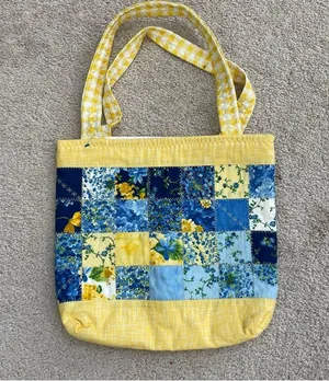 vintage quilted tote bag NWT thumbnail 3