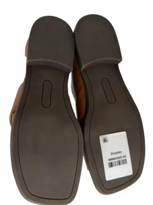 New FRYE AND CO. Tulia Cognac Vegan Leather Criss Cross Open Instep Sandals 6.5 thumbnail 9