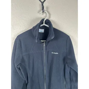 Columbia Fleece Jacket Women's Size Medium Black Gorpcore Outdoors Hiking Coat thumbnail 5