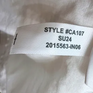J.Crew White Cotton Scalloped-Trim‎ Tiered Midi Dress Size 0 Pockets Resortwear thumbnail 9