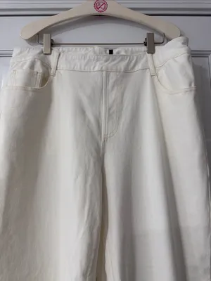 Halara Flex™ Zipper Pockets Washed Baggy Wide Leg Casual Jeans Size 12 thumbnail 2