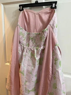 short floral dress Pink Size L thumbnail 3