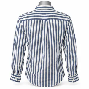 Aerie Blue White Striped Button Down Shirt Long Sleeve Pocket Top Womens XS thumbnail 3