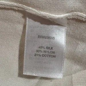 Pendleton Ivory Silk Blend Button Up Cardigan Sweater Women’s Small thumbnail 3