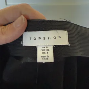 TopShop Black Leather Pnats thumbnail 6