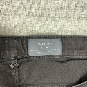 Noisy May Sallie Jeans Womens 34x32 Black Dark Wash High Rise Flare Denim thumbnail 3