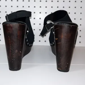 Torrid Studded Wood Wedges Size 9 - Wide thumbnail 6