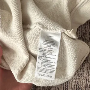 Madewell (Re)sourced Cotton Swing Sweatshirt, antique cream thumbnail 7