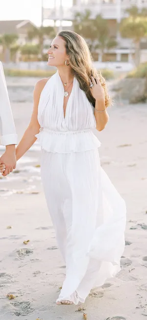 Engagement White Flowy 2 Piece Set thumbnail 1