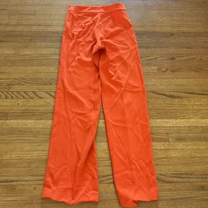 Zara orange pants thumbnail 3