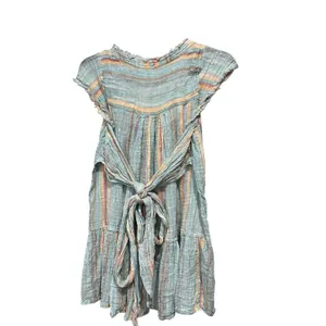 Free People One Maia Wrap Dress Women's Size Small Gauzy‎ Striped Flowy #K13-1 thumbnail 9