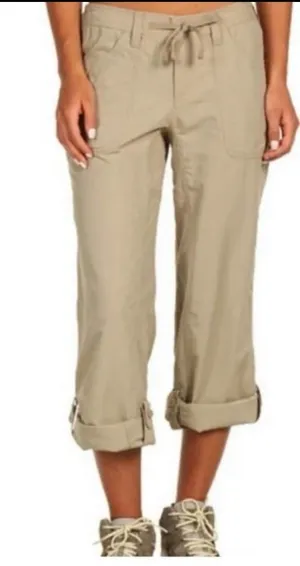 North Face‎ Pants Women's 10 regular Dune Beige Horizon Utility thumbnail 1