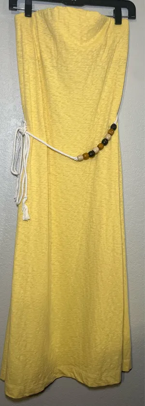 Free People Beach Women’s Small Peyton Maxi Tube Dress New NWT Pineapple Slice thumbnail 3