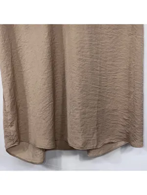 Haver London Taupe Ruffle Sleeve Blouse M thumbnail 5