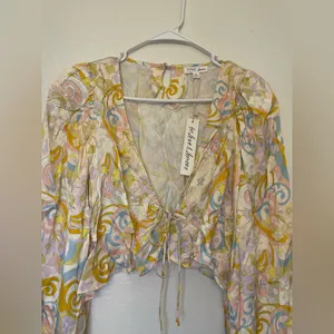 For Love‎ And Lemons Set NWT Marcia Crop Top M and Aiko Mini Skirt Size S thumbnail 6