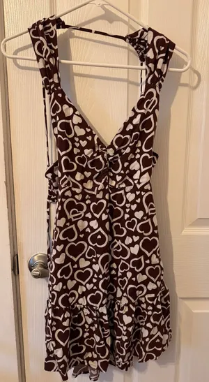Stitch & pine heart design summer dress thumbnail 1