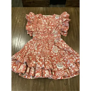 Ulla Johnson Kiri floral print ruffle mini Dress size 4 thumbnail 6