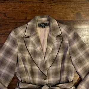 Vintage Plaid Blazer  thumbnail 4