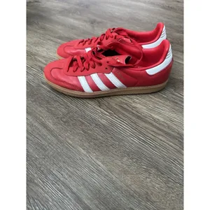 Adidas Samba OG Better Scarlet White IE6524 Women's Size 8 Authentic Worn Once!! thumbnail 3