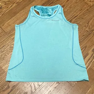 Brooks Teal Racer back running tank top Extra Large thumbnail 3