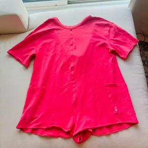FP Movement by Free People Coral Short Sleeve Romper thumbnail 4