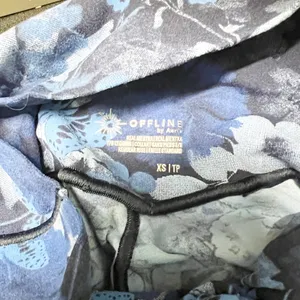Aerie offline real me xtra floral butterfly 7/8 high rise blue leggings thumbnail 8