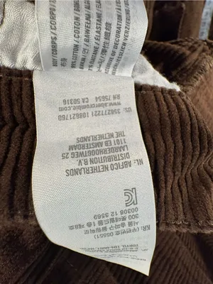 Hollister Womens 28 Brown Corduroy Cargo Pants Ultra High Rise Baggy Wide Leg thumbnail 7