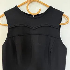 Tory Burch black shift work dress thumbnail 10