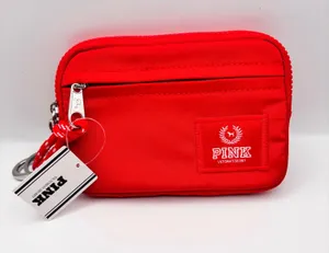 Red card wallet keychain Victoria’s Secret PINK thumbnail 1