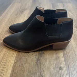 Madewell The Myles‎ Ankle Boots in Black Leather ladies size 11 thumbnail 6
