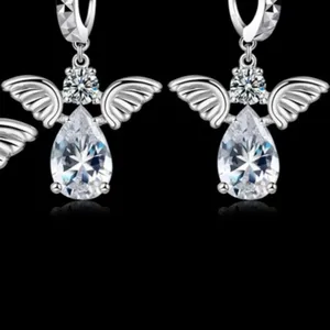 Angel CZ Sterling Silver Jewelry Sets thumbnail 4