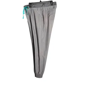 FIGS Zamora Joggers Women Large Gray Scrub Technical Pants Hospital Doctor Nurse thumbnail 3
