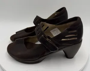 Merrell Evera Bracken Mary Jane Brown Open Toe Pump‎ Heels US Women's Size 6 thumbnail 1