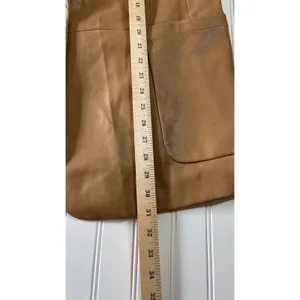 Express Camel Faux Leather Blazer Jacket Plus Size XL NWT Autumn Fall Staple thumbnail 8