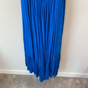 Free People Royal Blue Mosaic Maxi Dress Size XS thumbnail 8