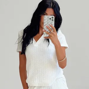 Princess Polly Stephany Knit Top in White Size 4 New with tag thumbnail 2