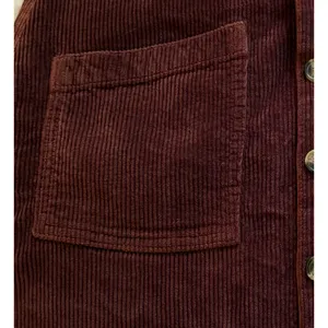 American Eagle Skirt Womens Size 4Long Brown Corduroy Short Skirt High Rise NWT thumbnail 3
